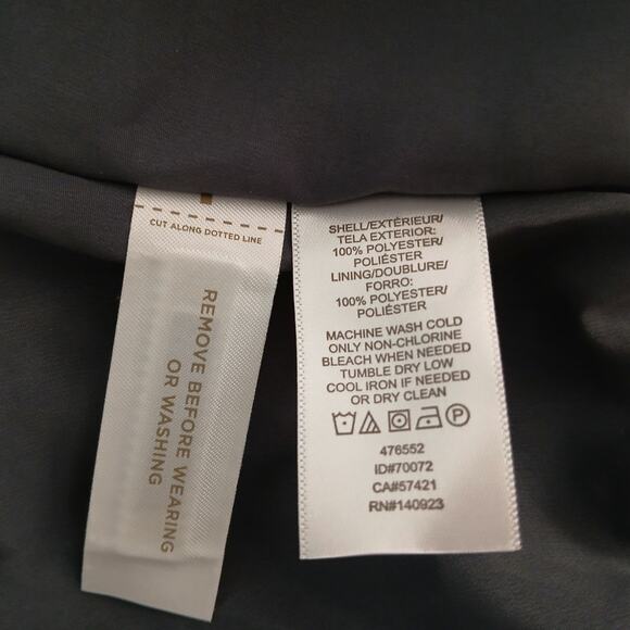 Loft Knee Length Floral Paisley Sewn in Slip Sheer Elastic Waist Skirt Medium - Picture 8 of 8